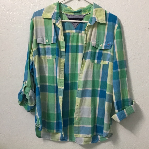 Tommy Hilfiger Tops - Tommy Hilfiger Checkered Flannel